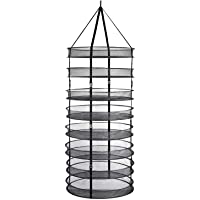 Los mejores  - Femor Malla de Secado Plegable y Colgante Red de Secado Desmontable para Colgar y Ventilación 8 Niveles Color Negro